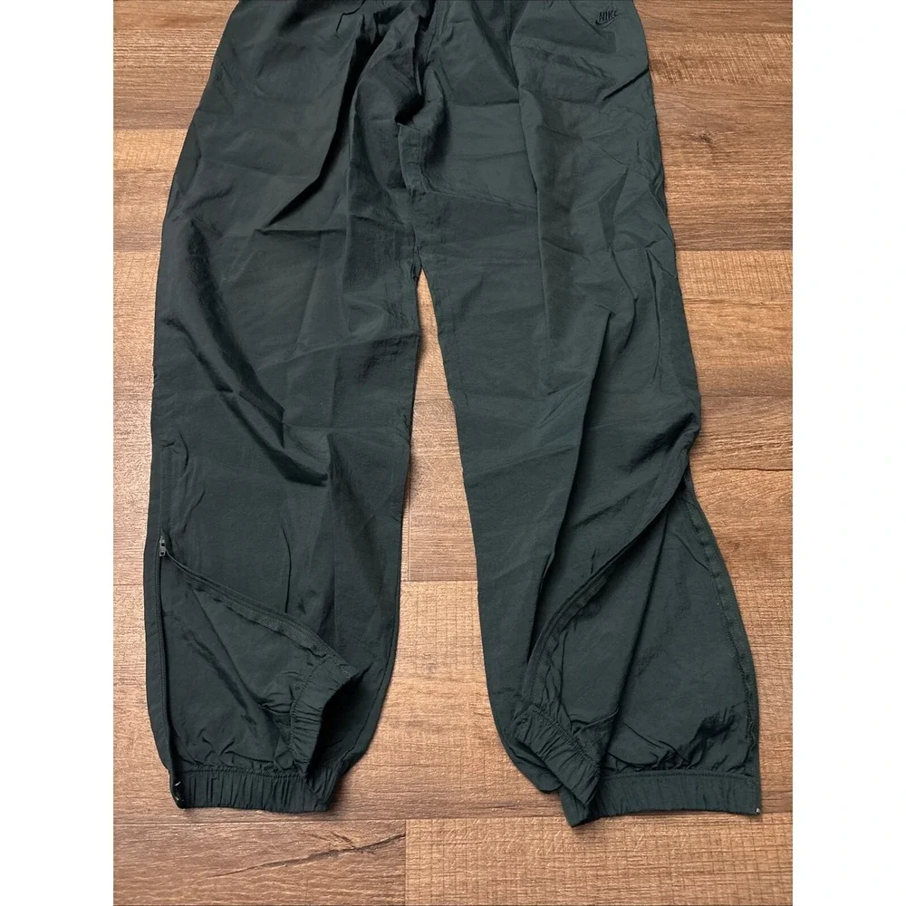 Vtg Nike Mens XL Pants Track Jogging Windbreaker Running Jersey Nylon Green EUC